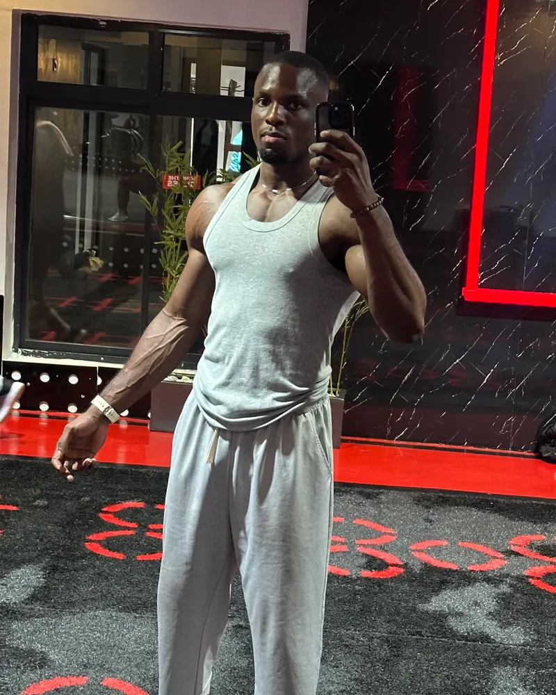 Marvelous David in the gym